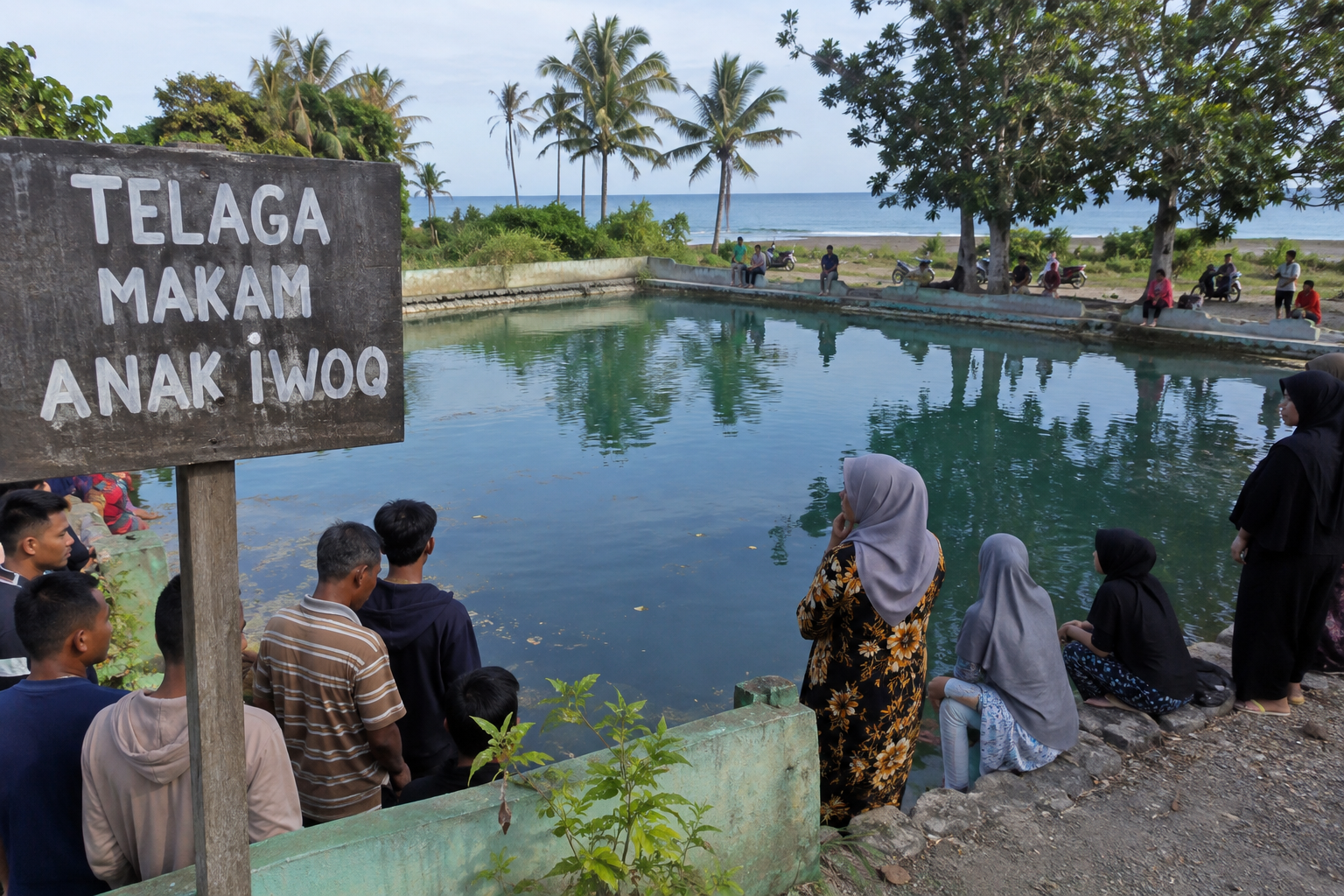 Bocah 4 Tahun Ditemukan Meninggal di Kolam Telaga Makam Anak Iwoq Labuhan Haji