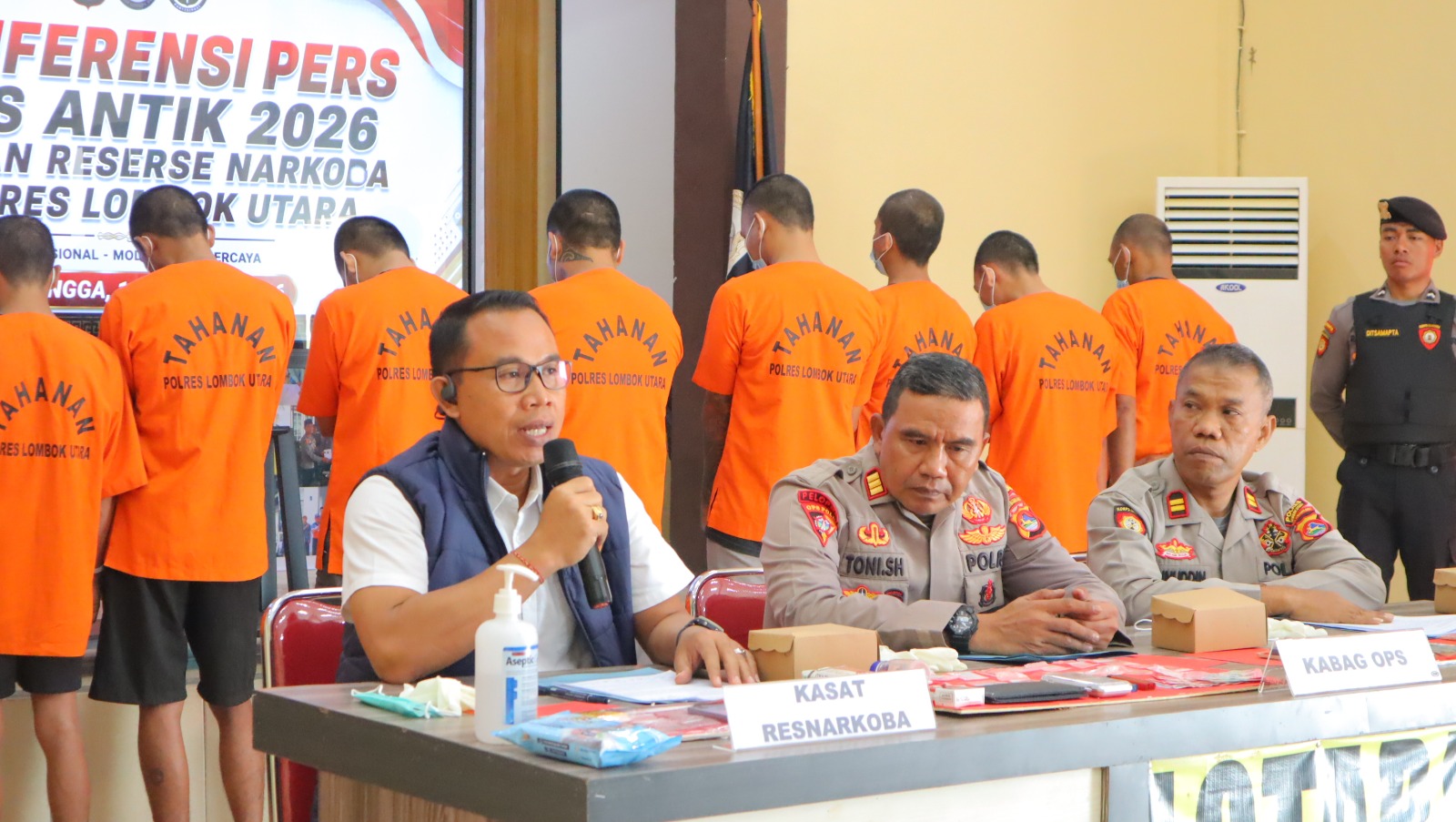 Ops Antik 2026, Polres KLU Ungkap 12 Kasus dan Jejak Peredaran Narkoba Lintas Kabupaten